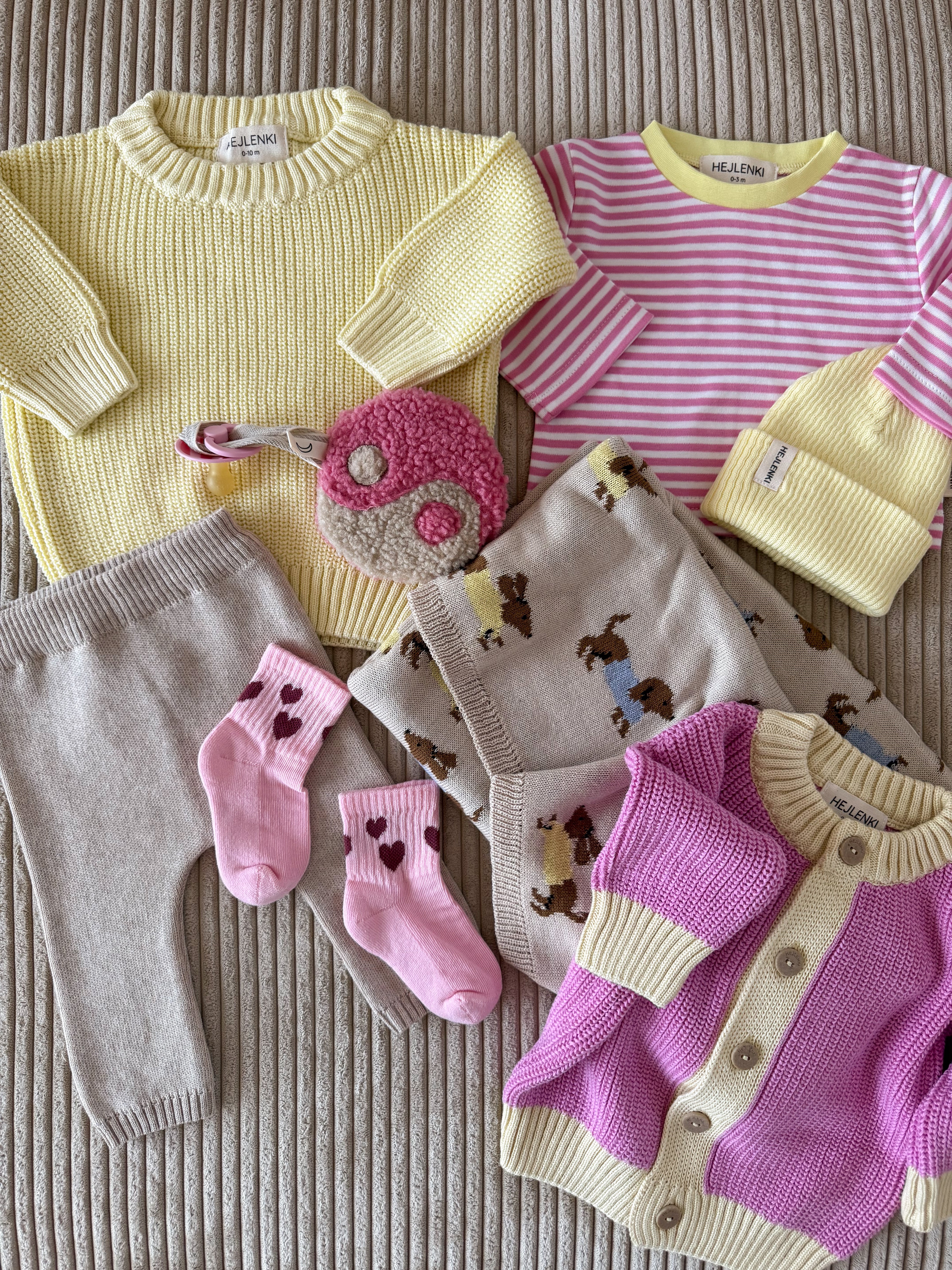 OVERSIZE LONGSLEEVE CANDY/BUTTER