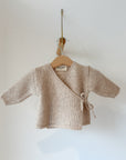WRAP CARDIGAN WOOL BLEND