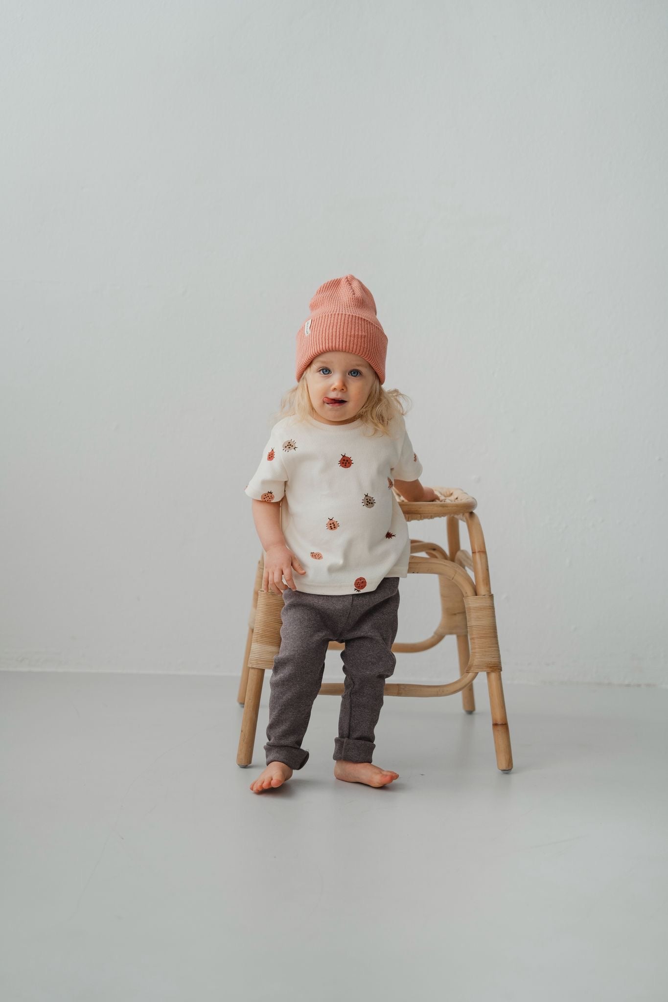 LADYBUG RIB T-SHIRT