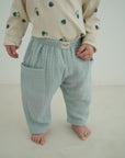 MUSLIN PANTS WATERLILY