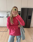 MOM LONGSLEEVE STRIPED VALENTINE