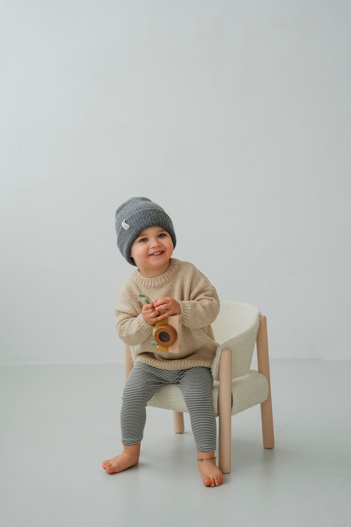 CASHMERE MERINO WOOL KNIT PULLI