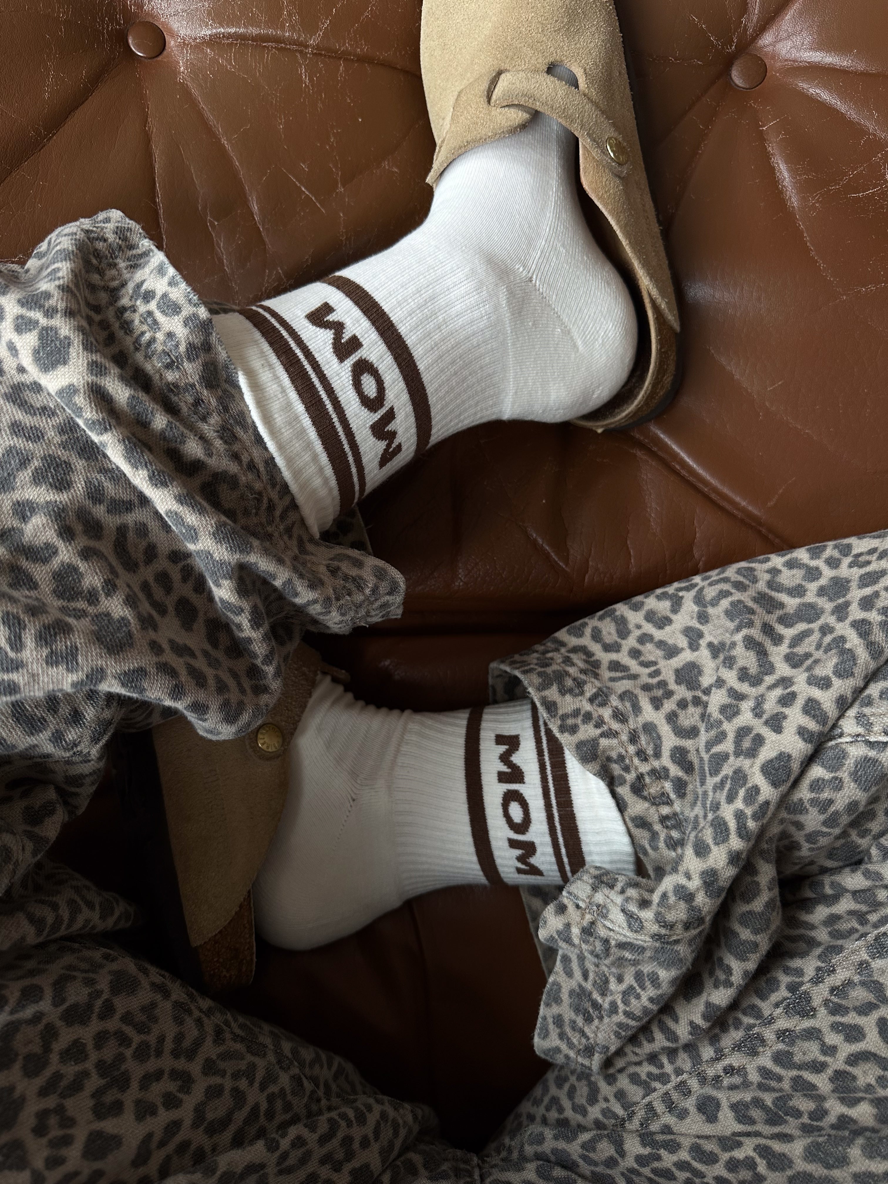 MOM TENNIS SOCKS "MOM"