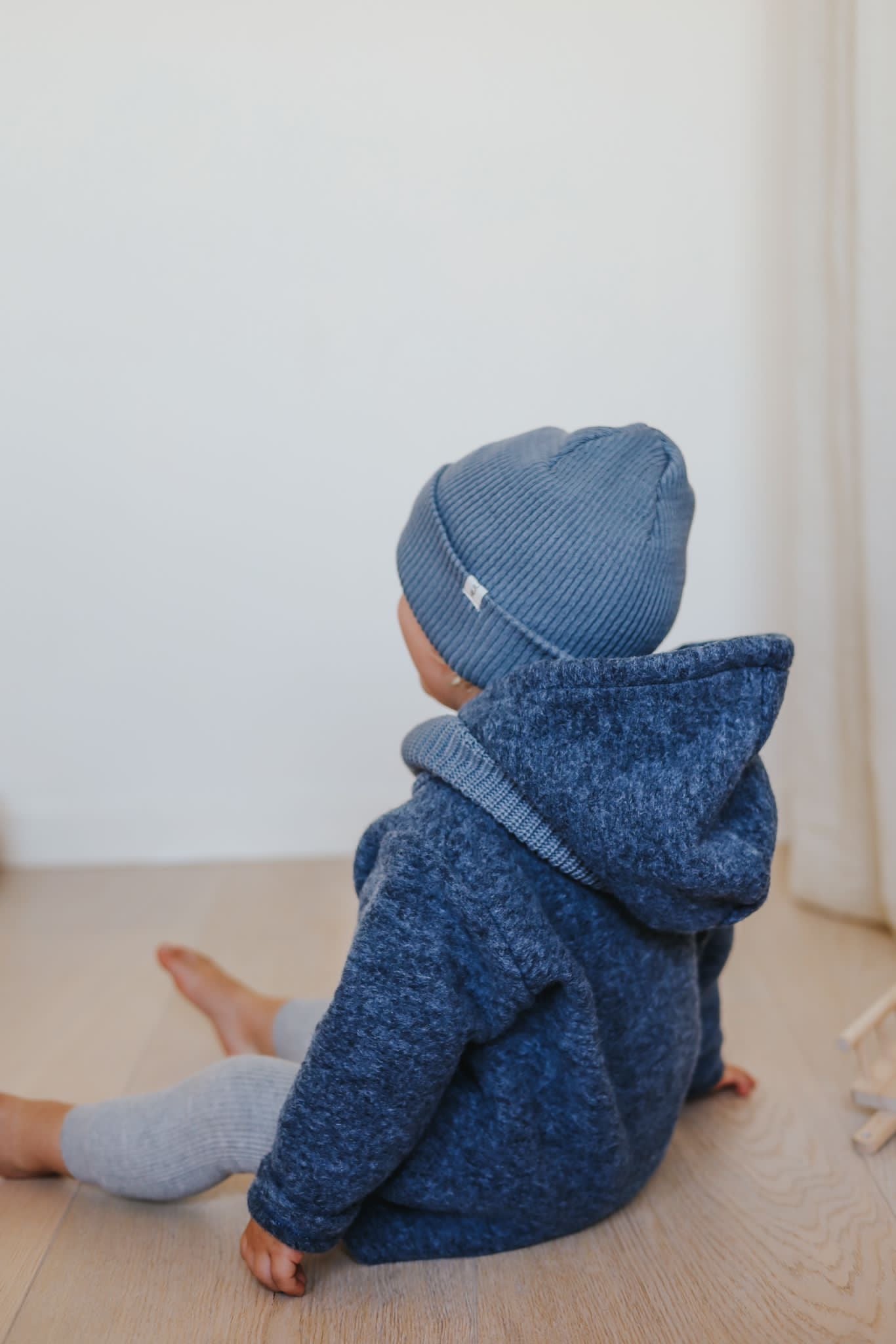 KNIT BEANIE BLUEBERRY