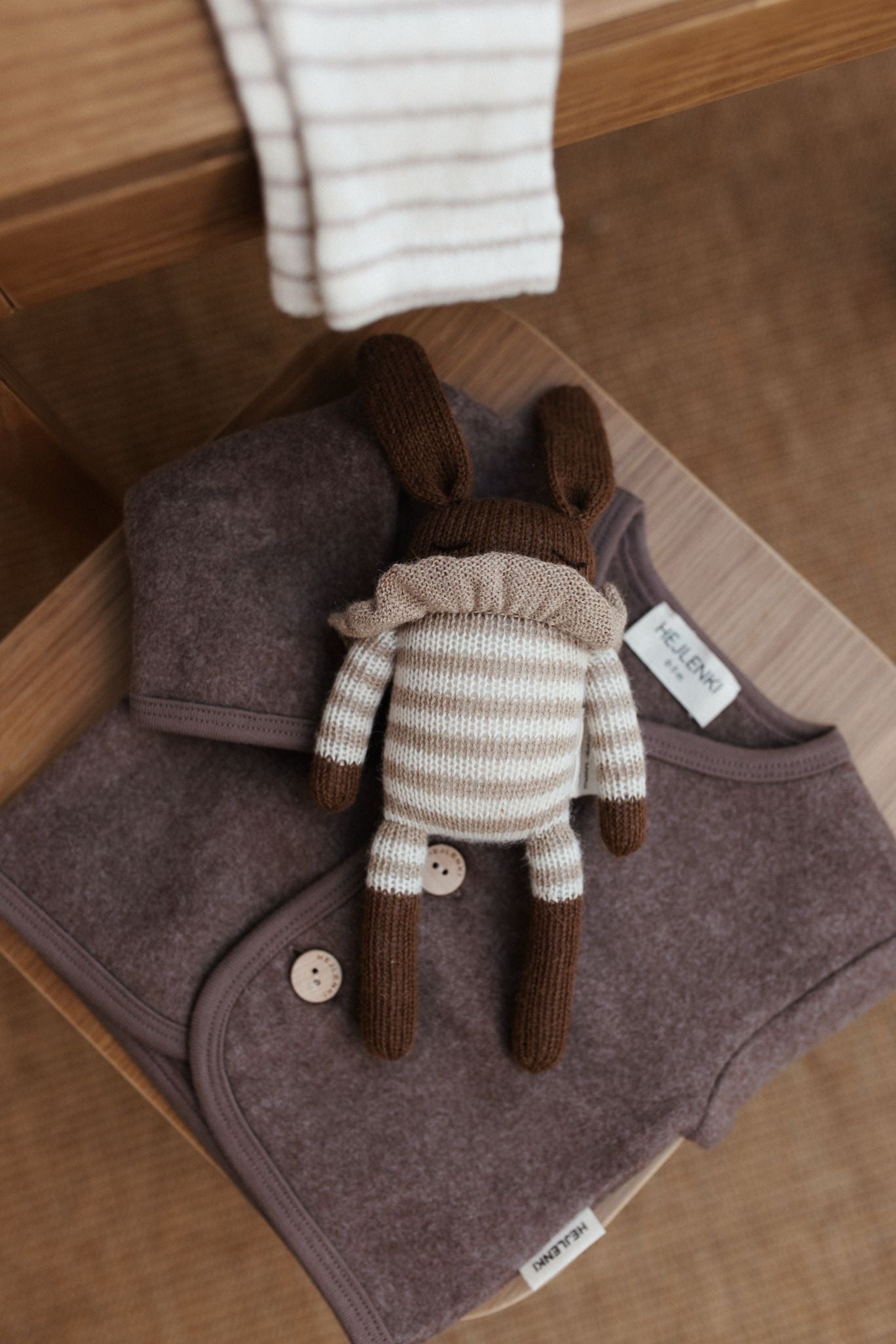 WARM FLEECE JACKET BROWN