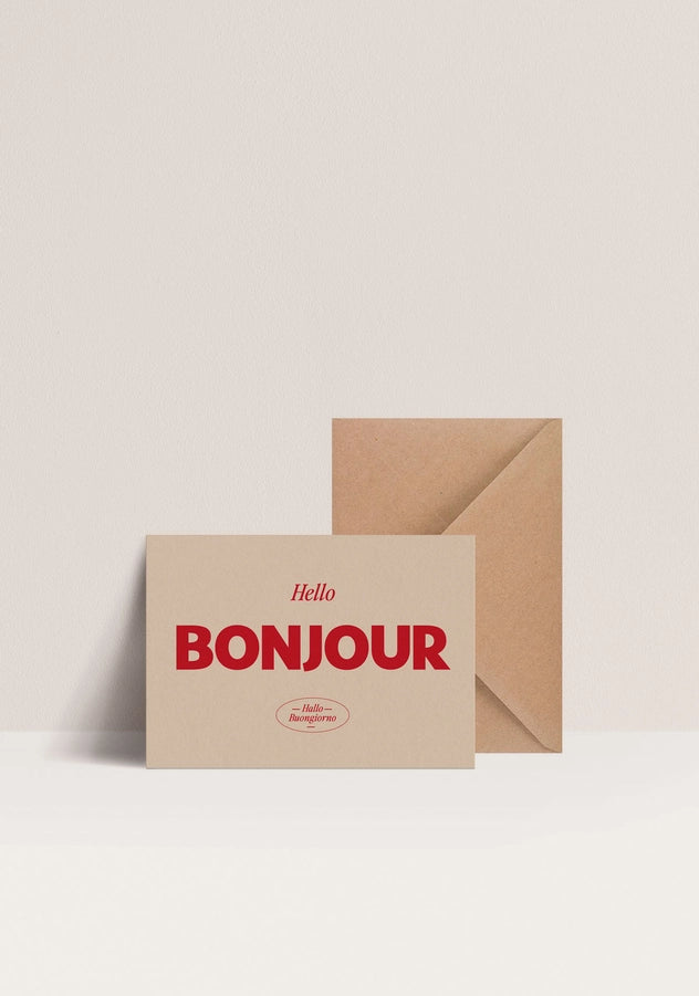 BONJOUR CARD