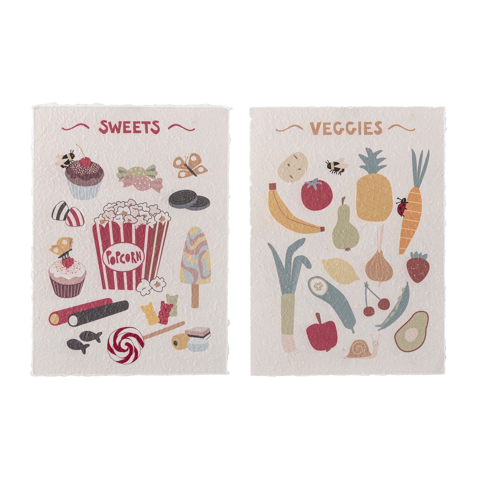 2X POSTER VEGGIES+SWEETS