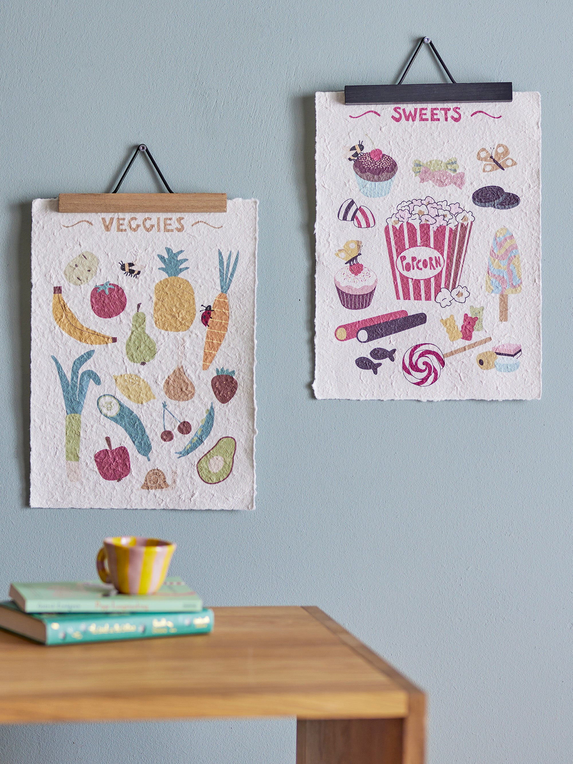 2X POSTER VEGGIES+SWEETS