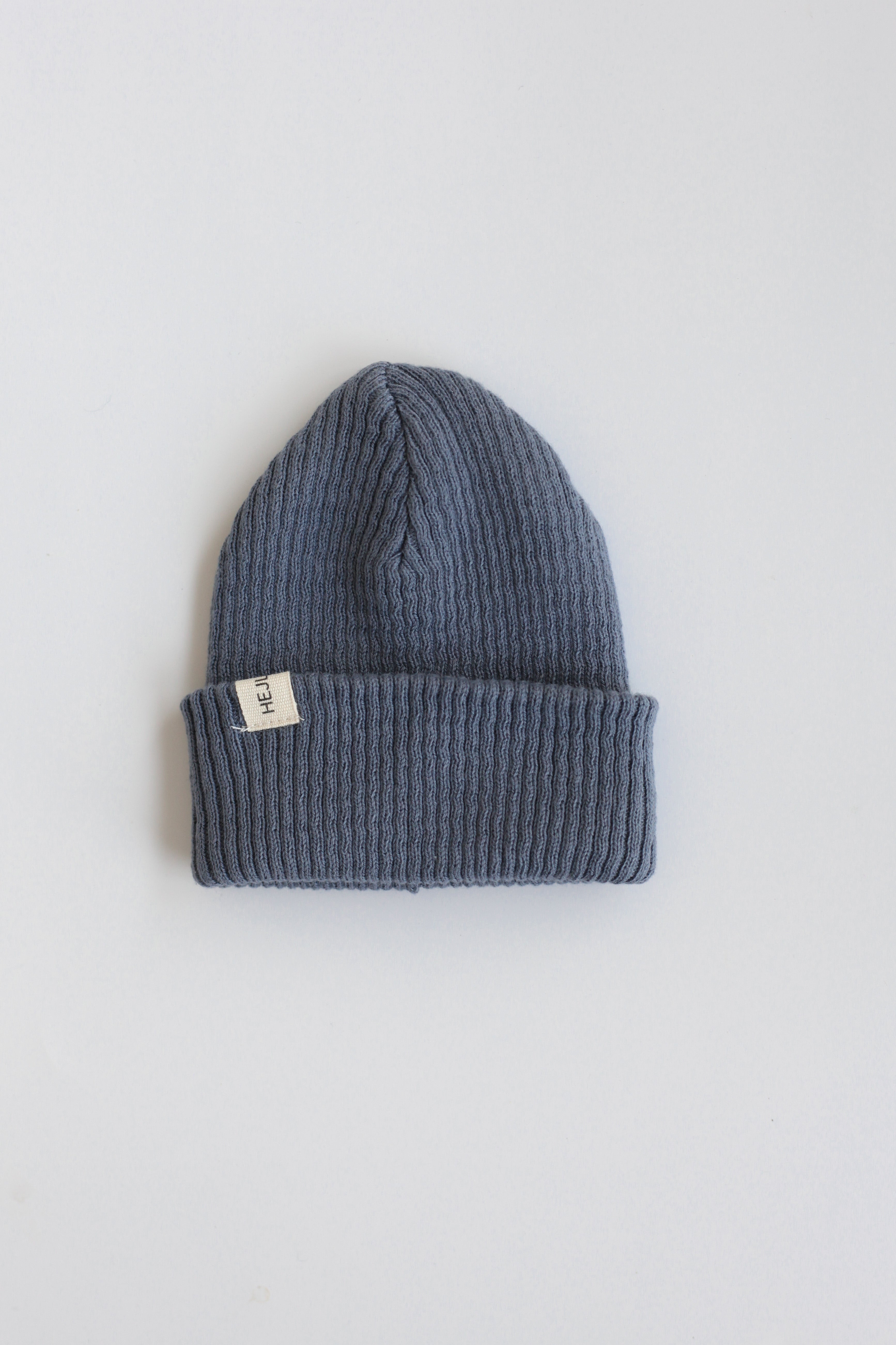 KNIT BEANIE BLUEBERRY