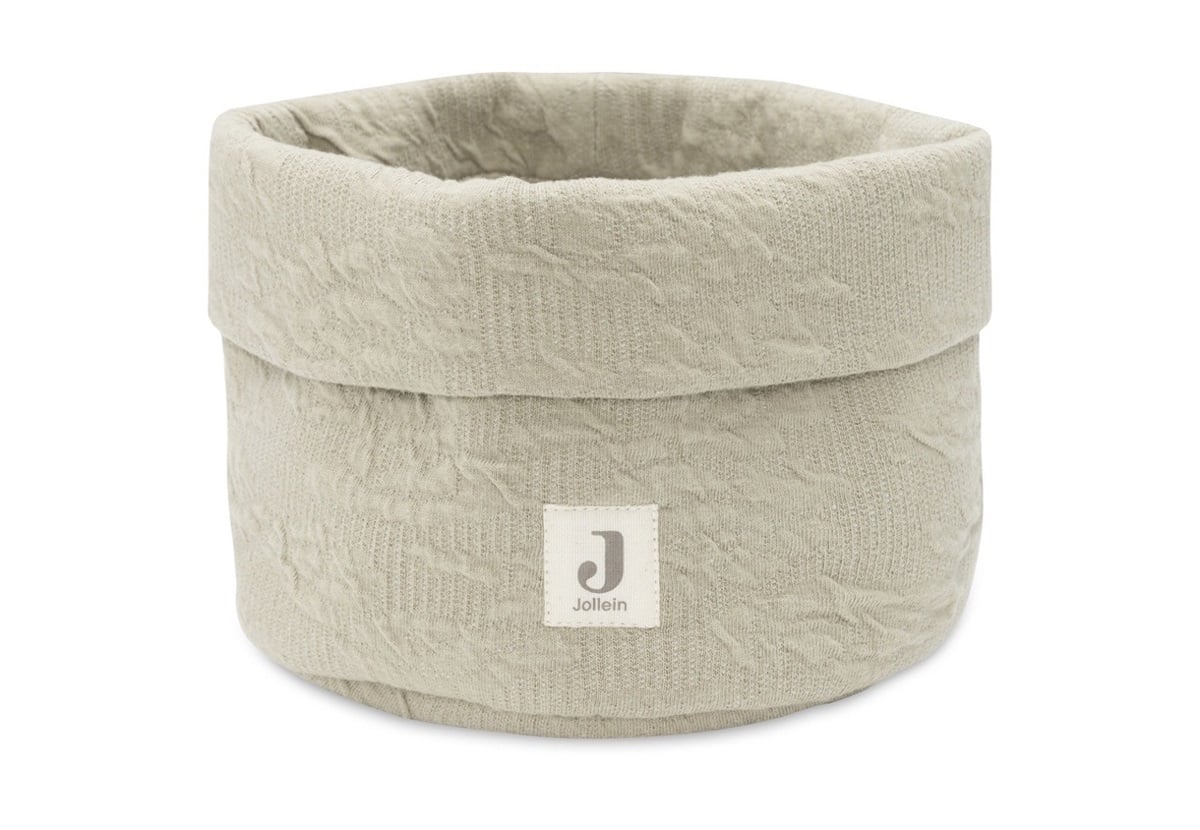 SMALL BASKET WAVES OLIVE