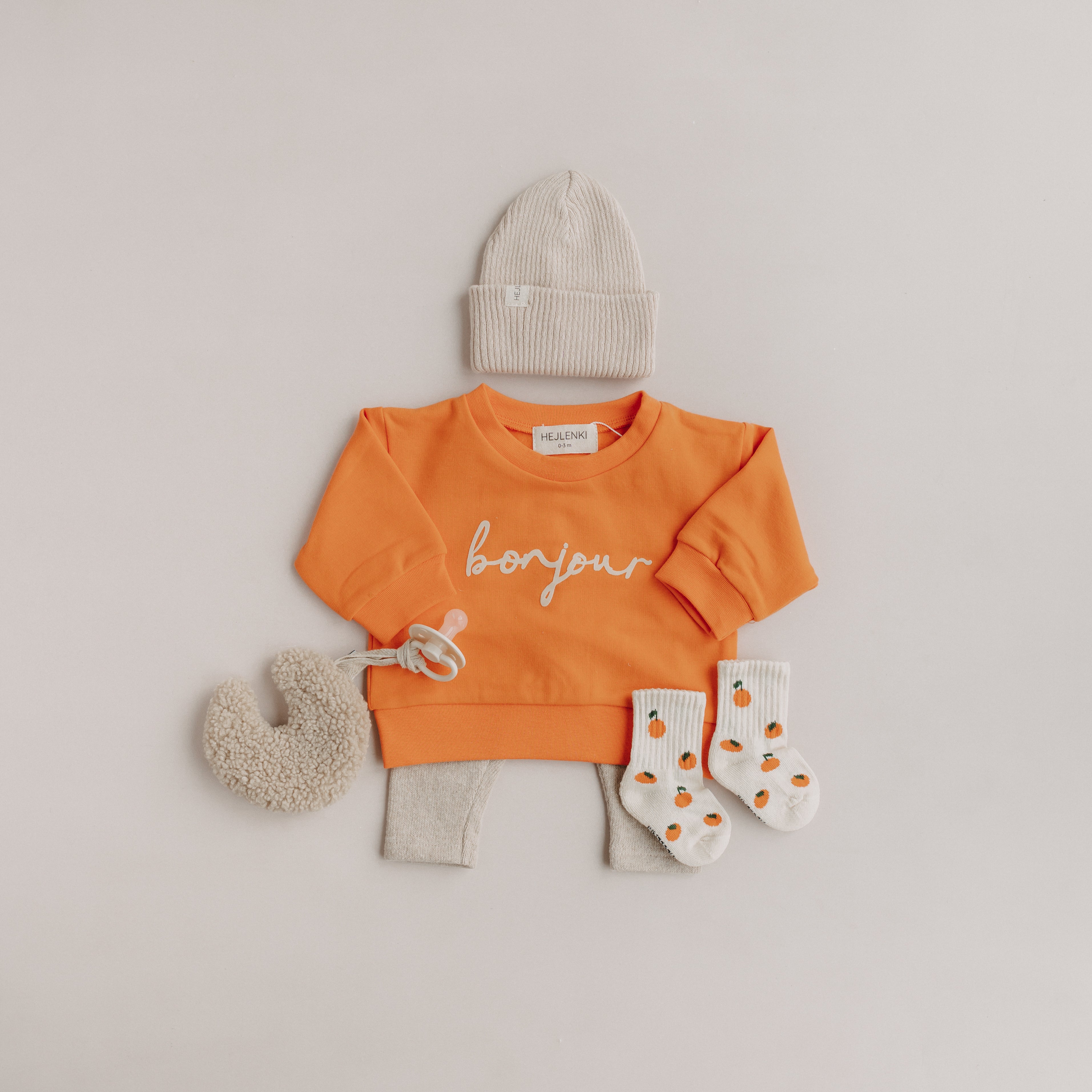 BONJOUR SWEATER TANGERINE