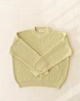 WOMEN KNIT PULLI MATCHA MILK