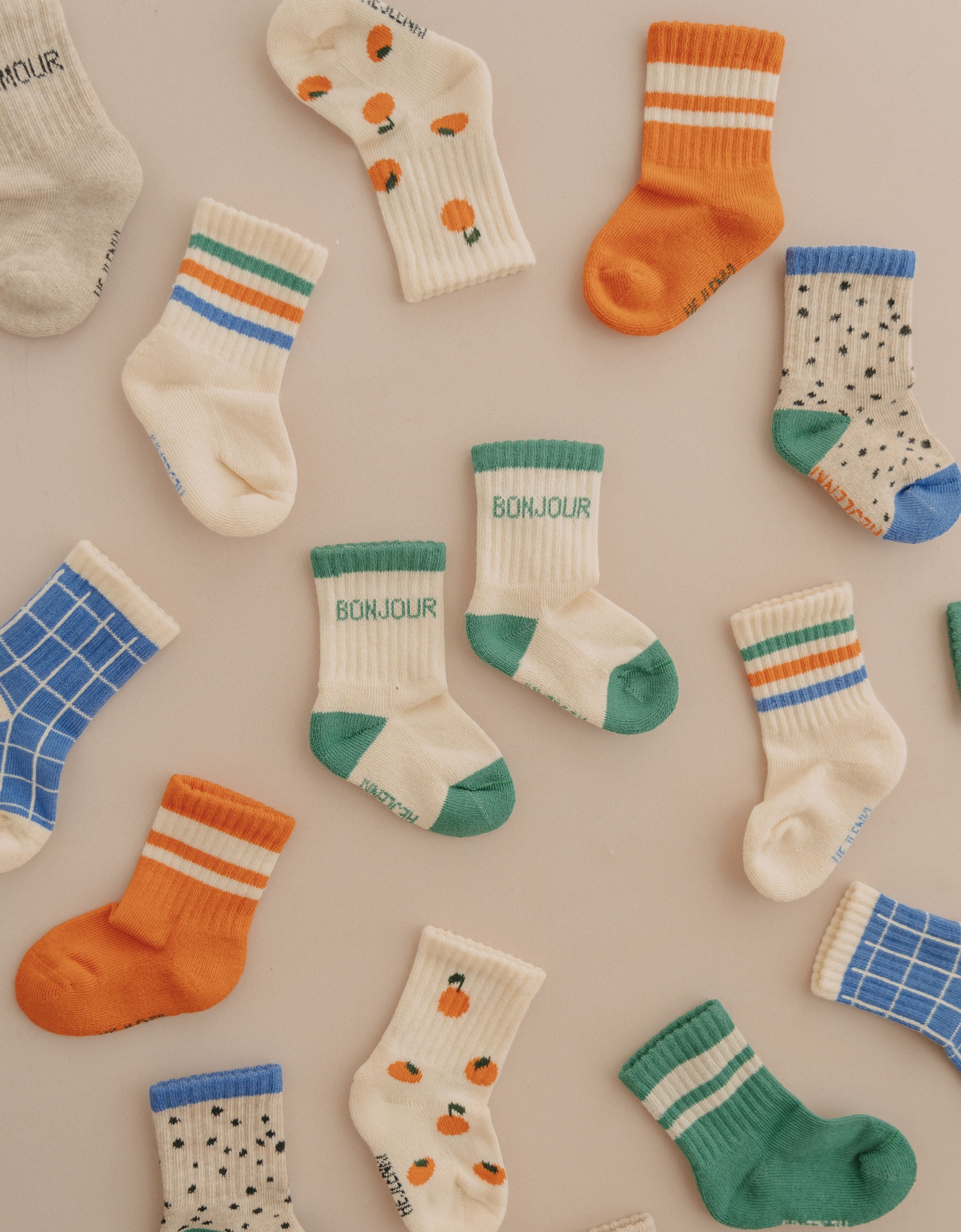 TENNIS SOCKS CHECKED (2-PACK)