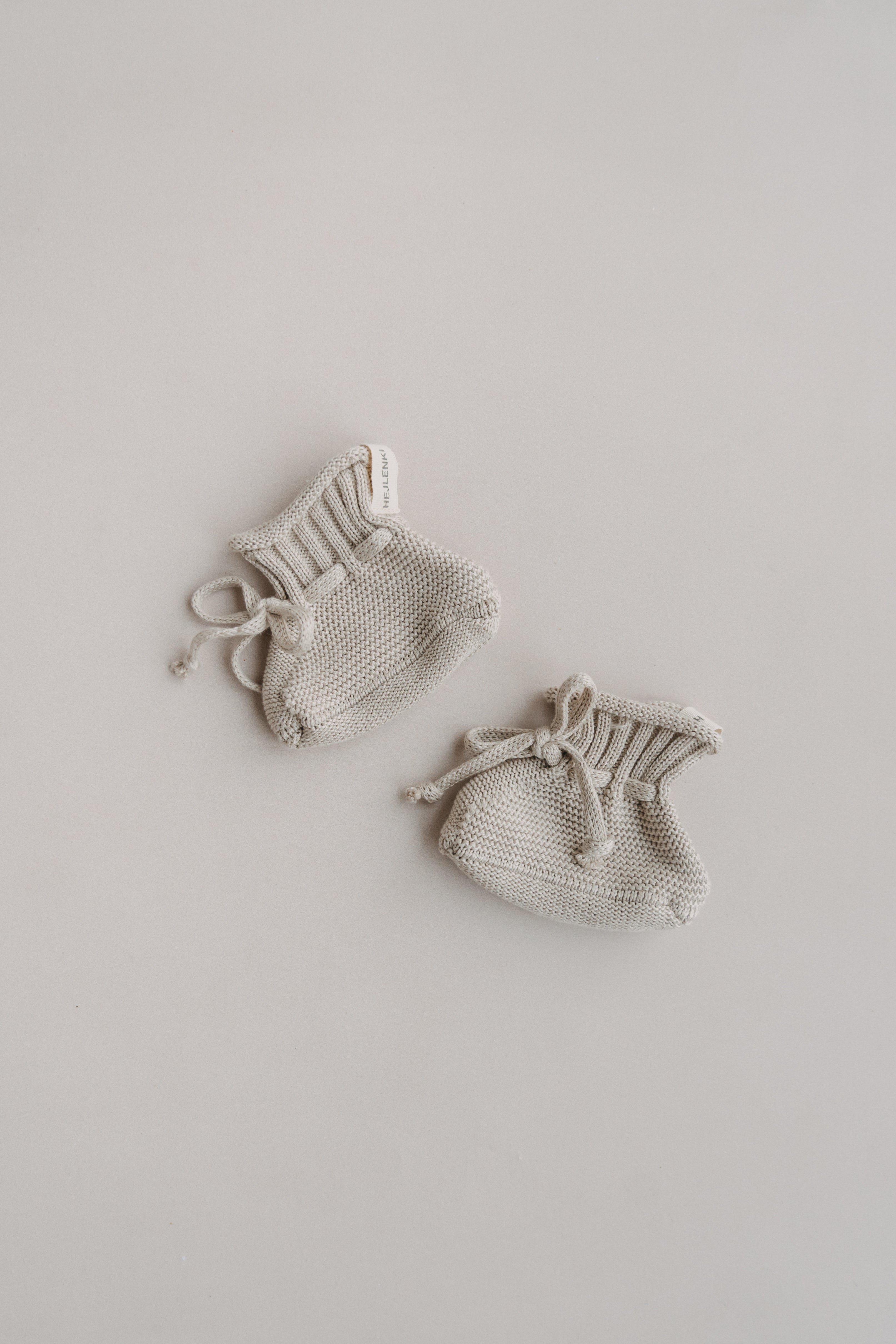 BABY KNIT SHOES SAND