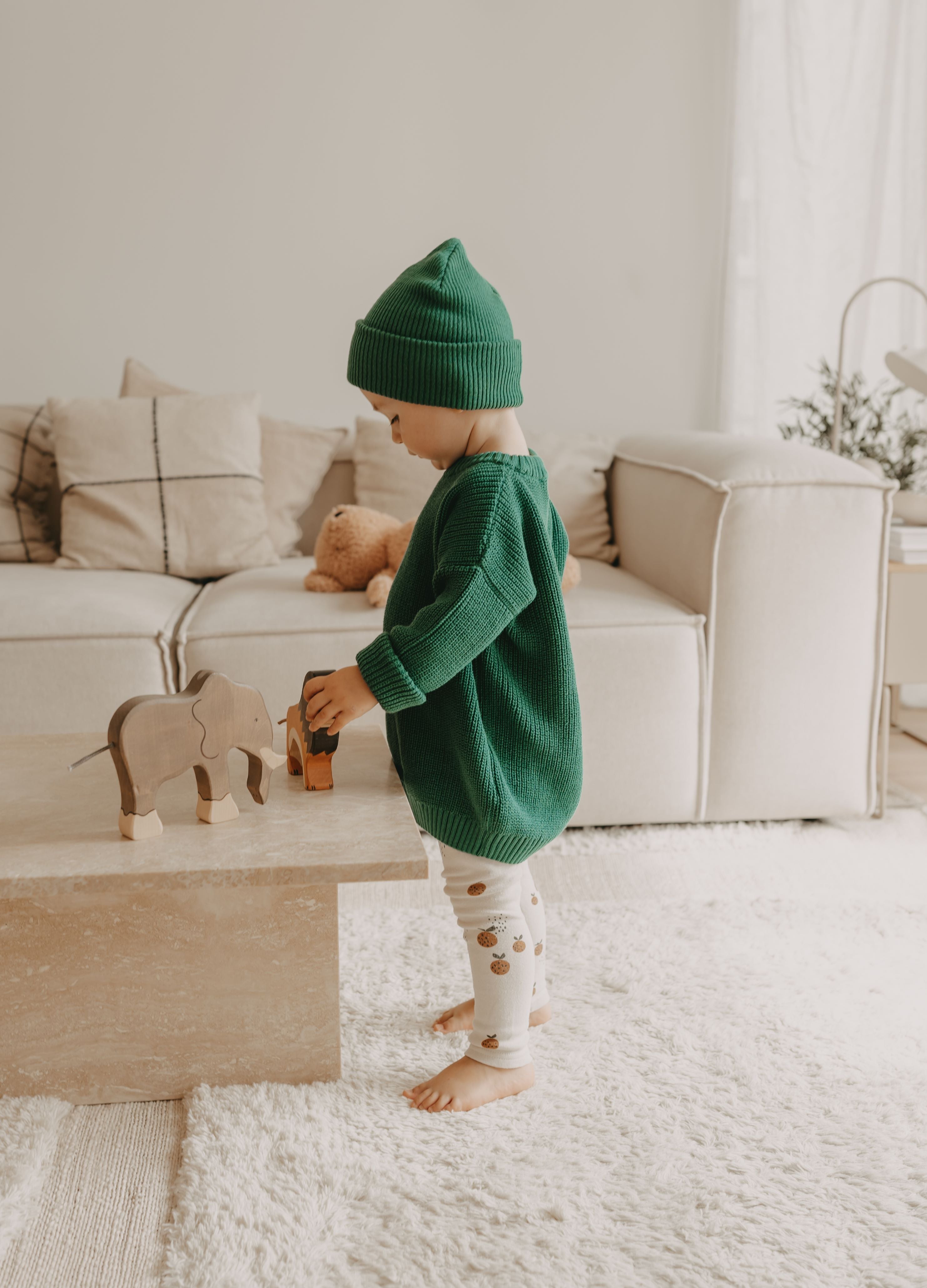 CHUNKY KNIT PULLI FIR