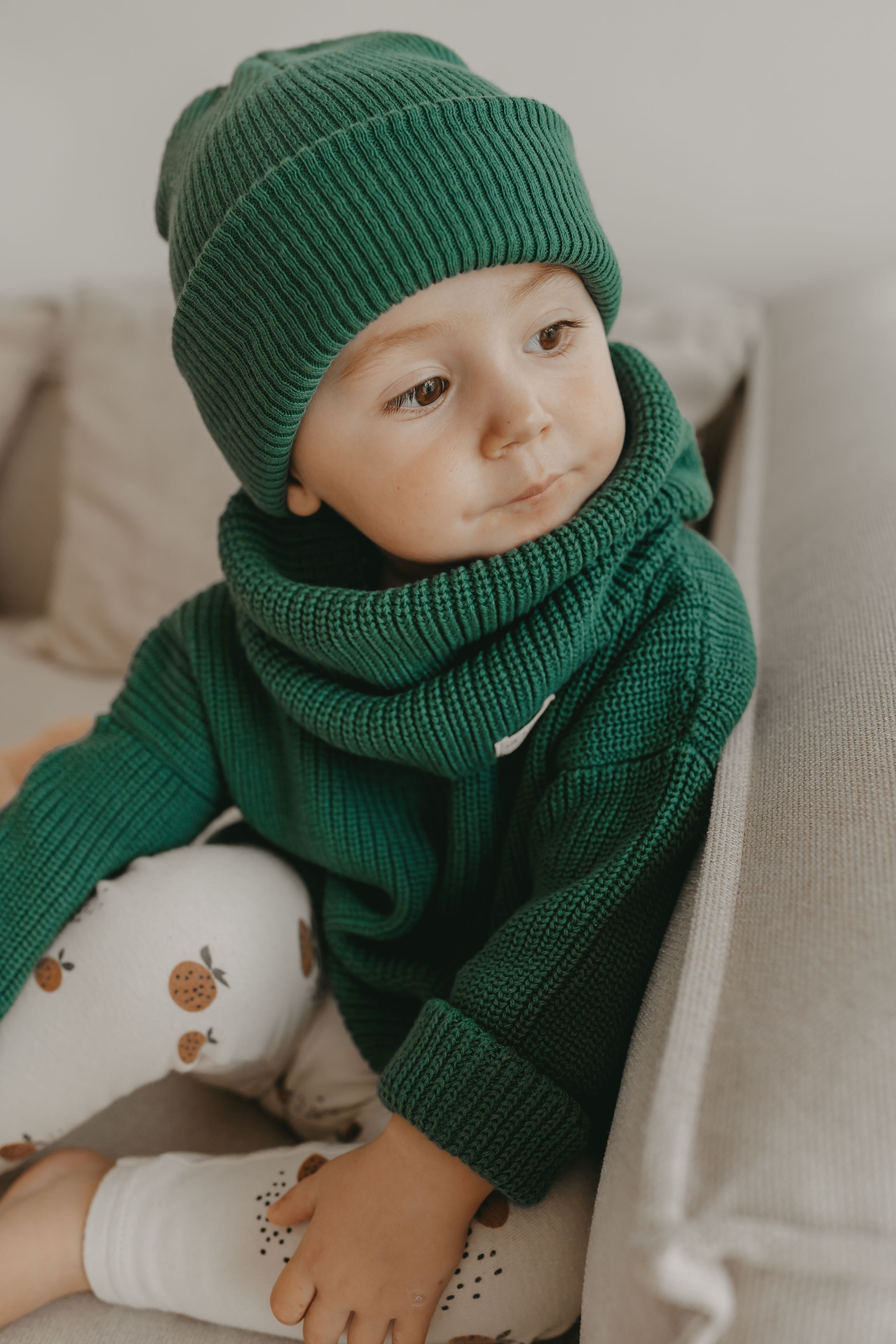 CHUNKY KNIT PULLI FIR