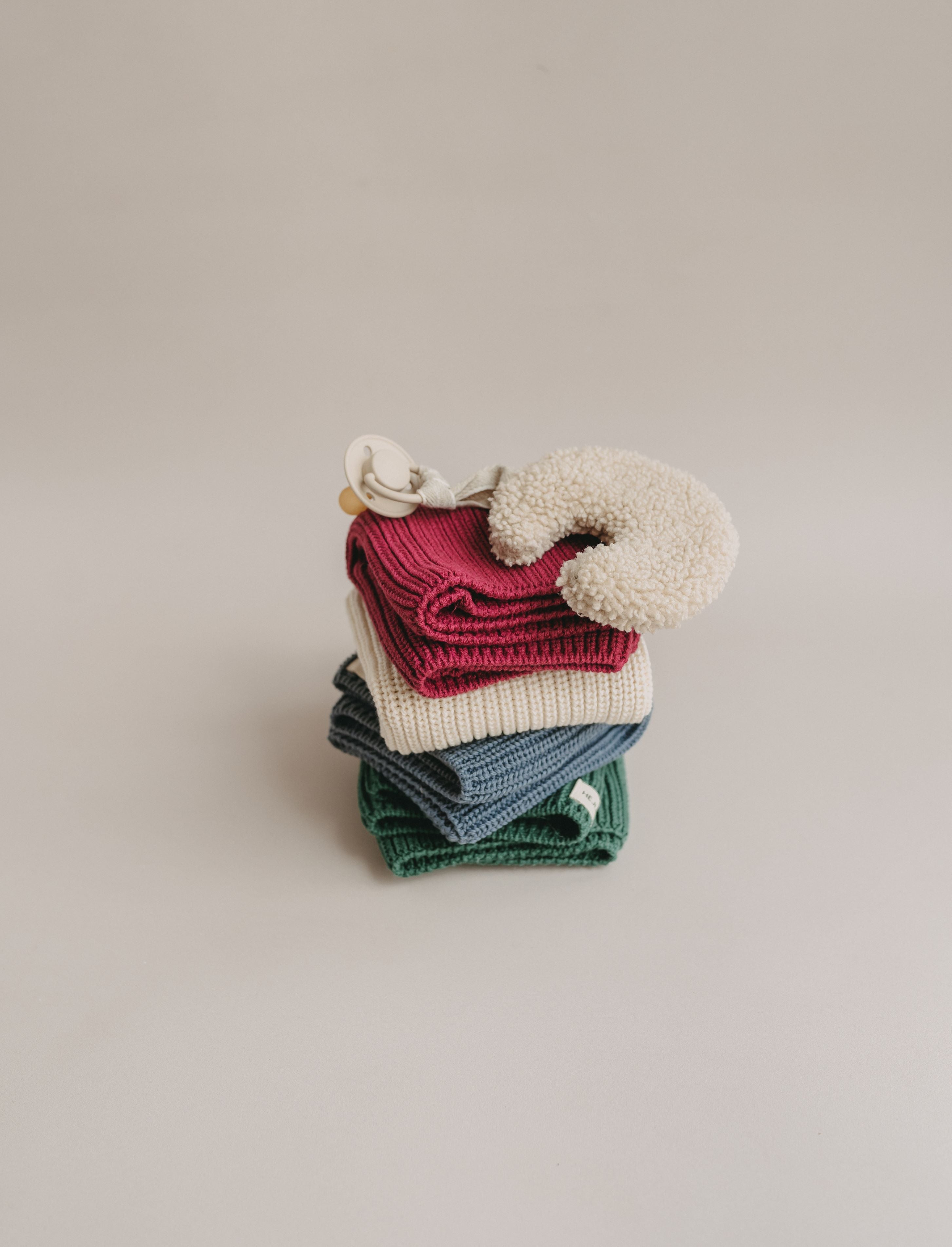 KNIT LOOP BLUEBERRY