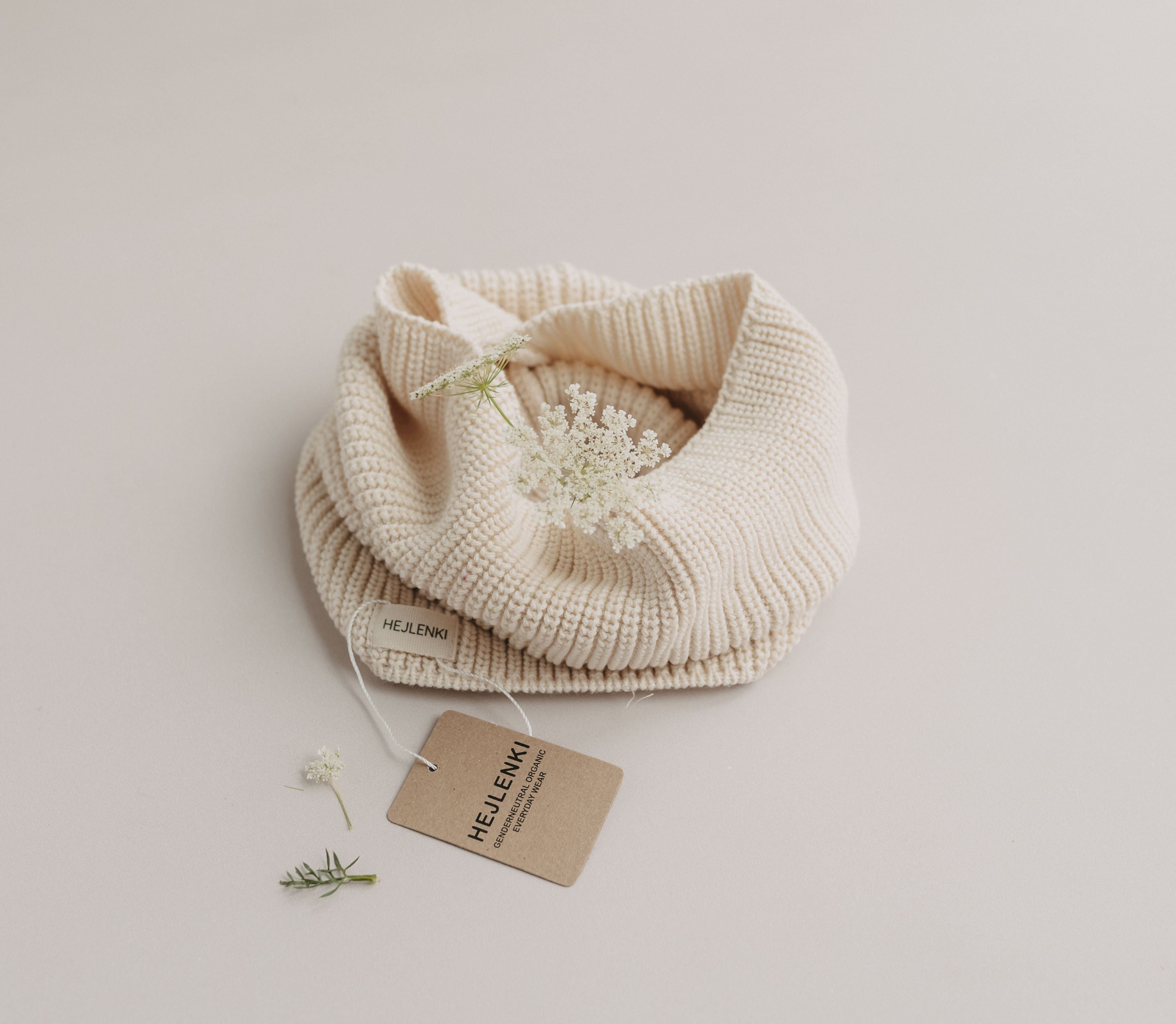 KNIT LOOP UNDYED