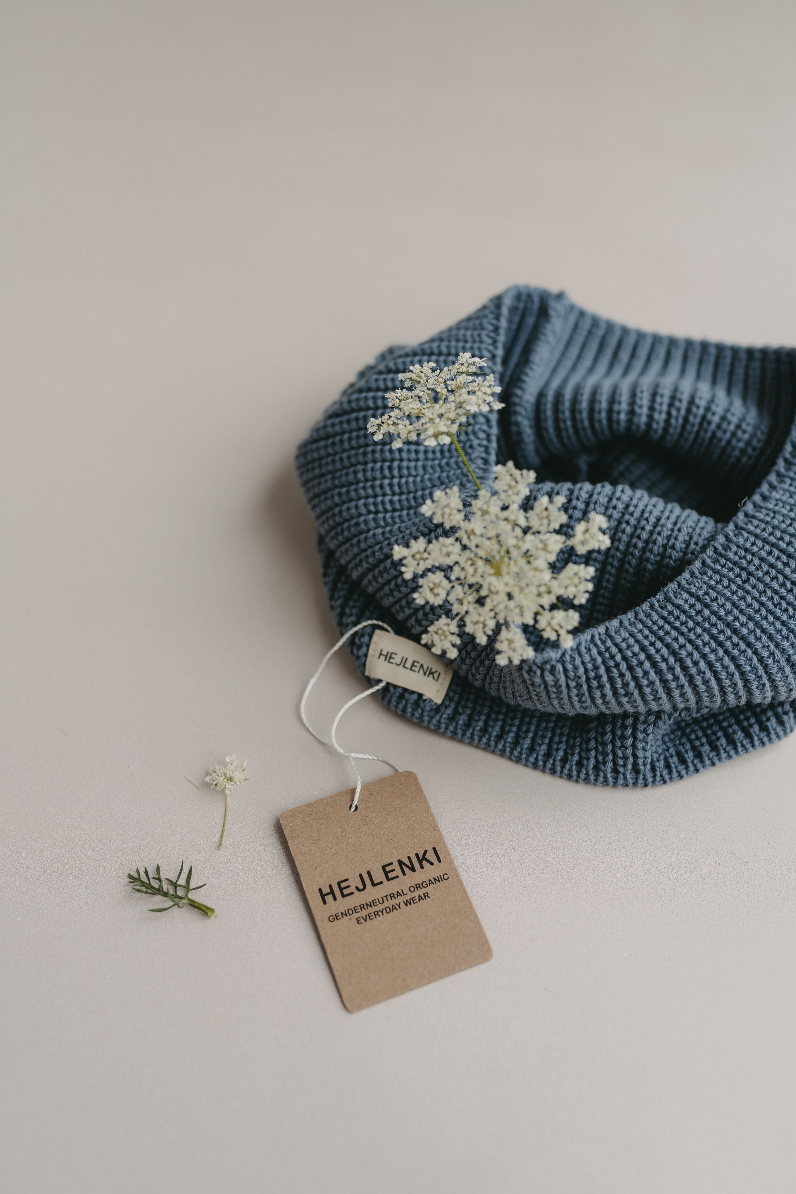 KNIT LOOP BLUEBERRY