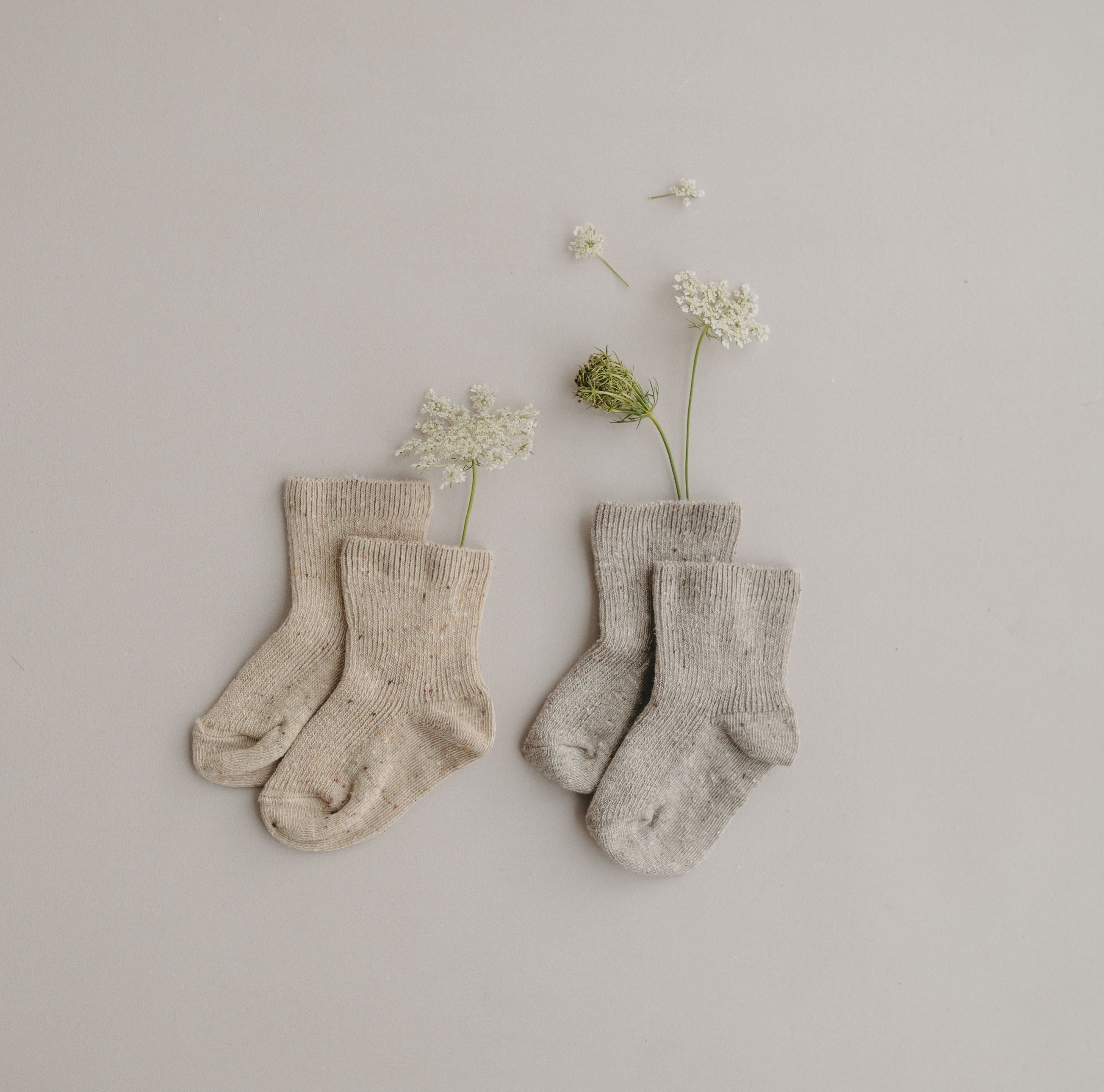 SPRINKLE SOCKS WITH SILK (2-PACK)