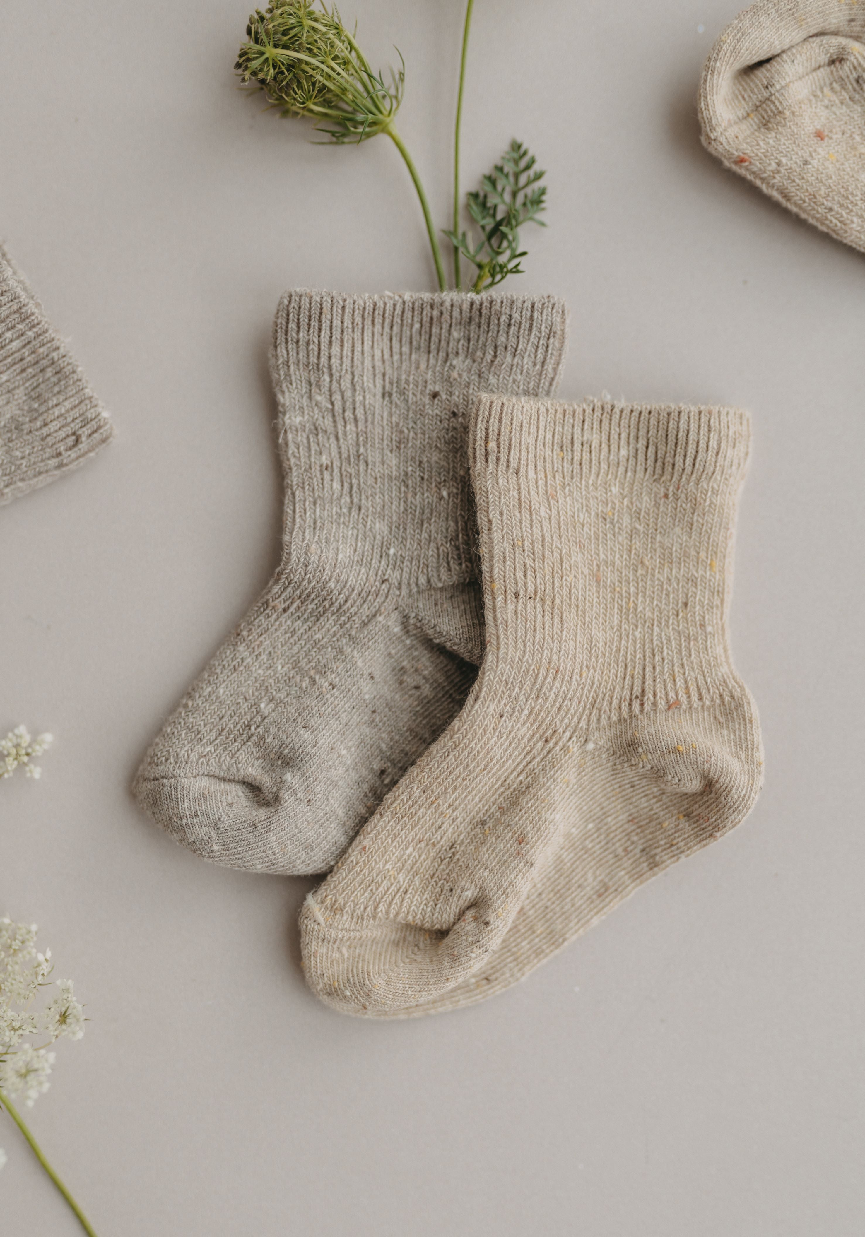SPRINKLE SOCKS WITH SILK (2-PACK)