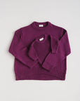 WOMEN CHUNKY KNIT PULLI BERRY GLAZE