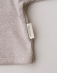 ORGANIC RIB LONGSLEEVE BEIGE