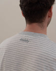 DADDY OVERSIZE T-SHIRT STRIPED GREY
