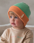 KNIT BEANIE COLOR POP