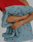 MOM BAG DENIM HEARTS