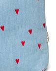 MOM BAG DENIM HEARTS