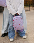 KIDS BACKPACK PURPLE HEARTS