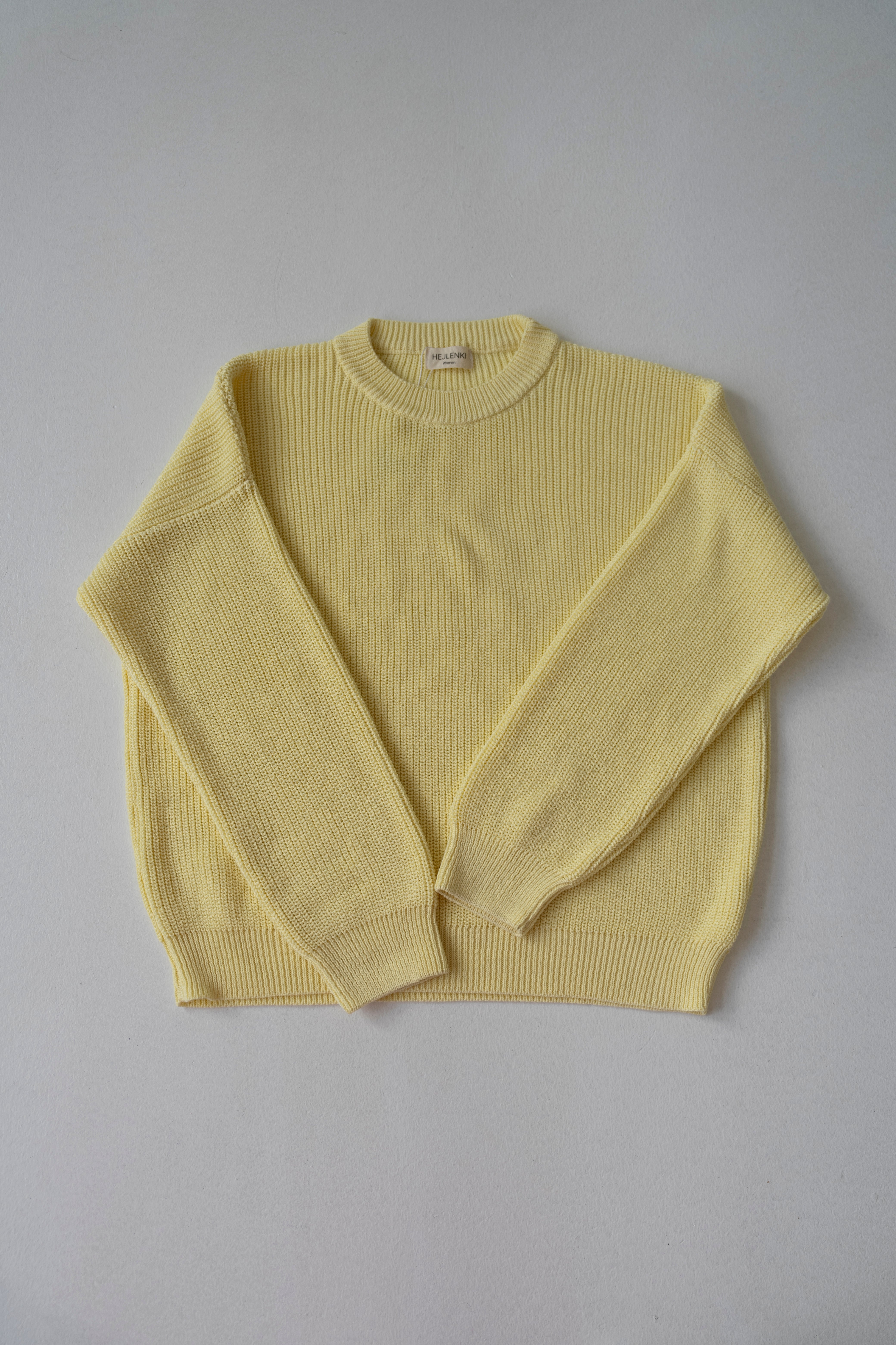 MOM CHUNKY KNIT PULLI BUTTER