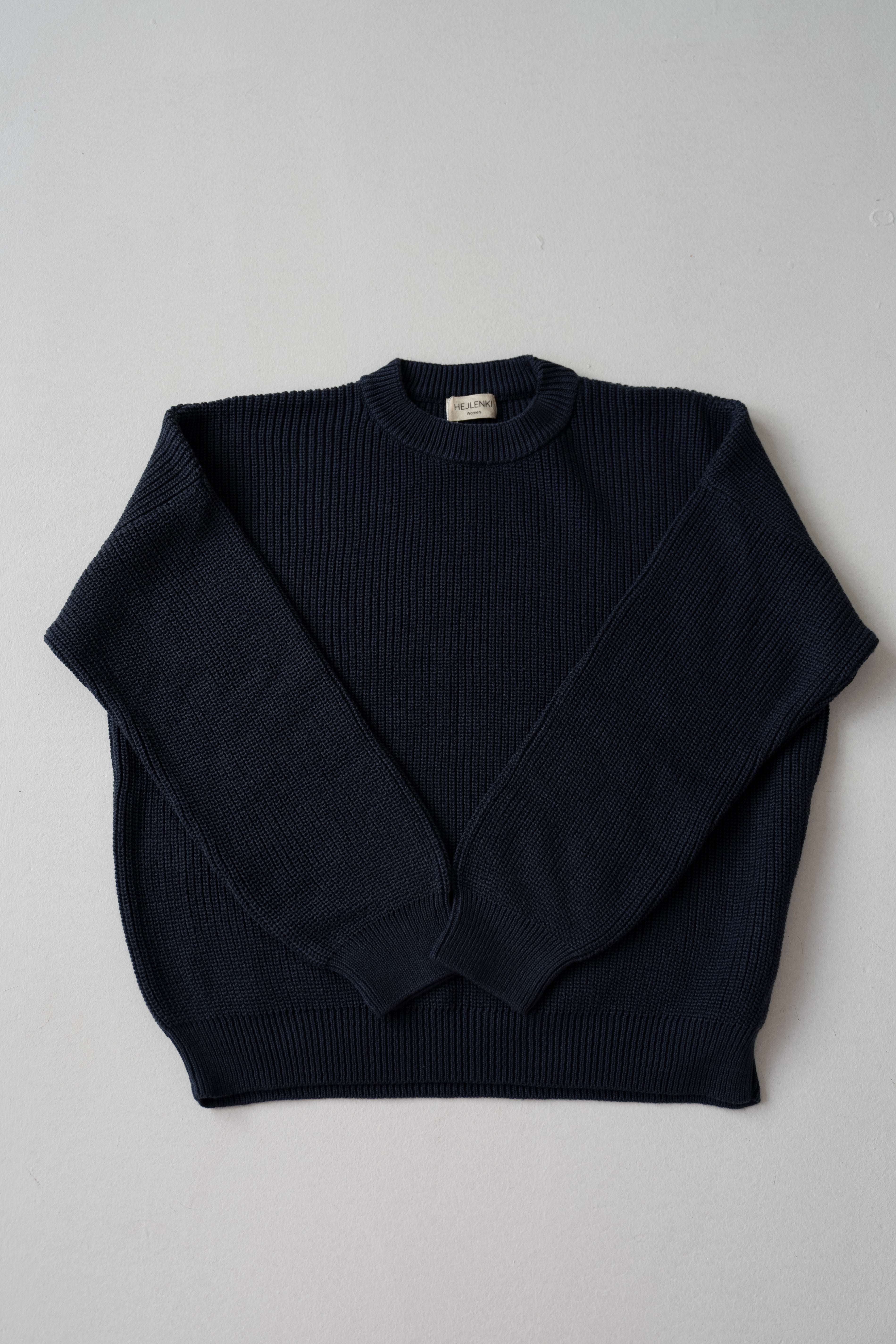 MOM CHUNKY KNIT PULLI MIDNIGHT