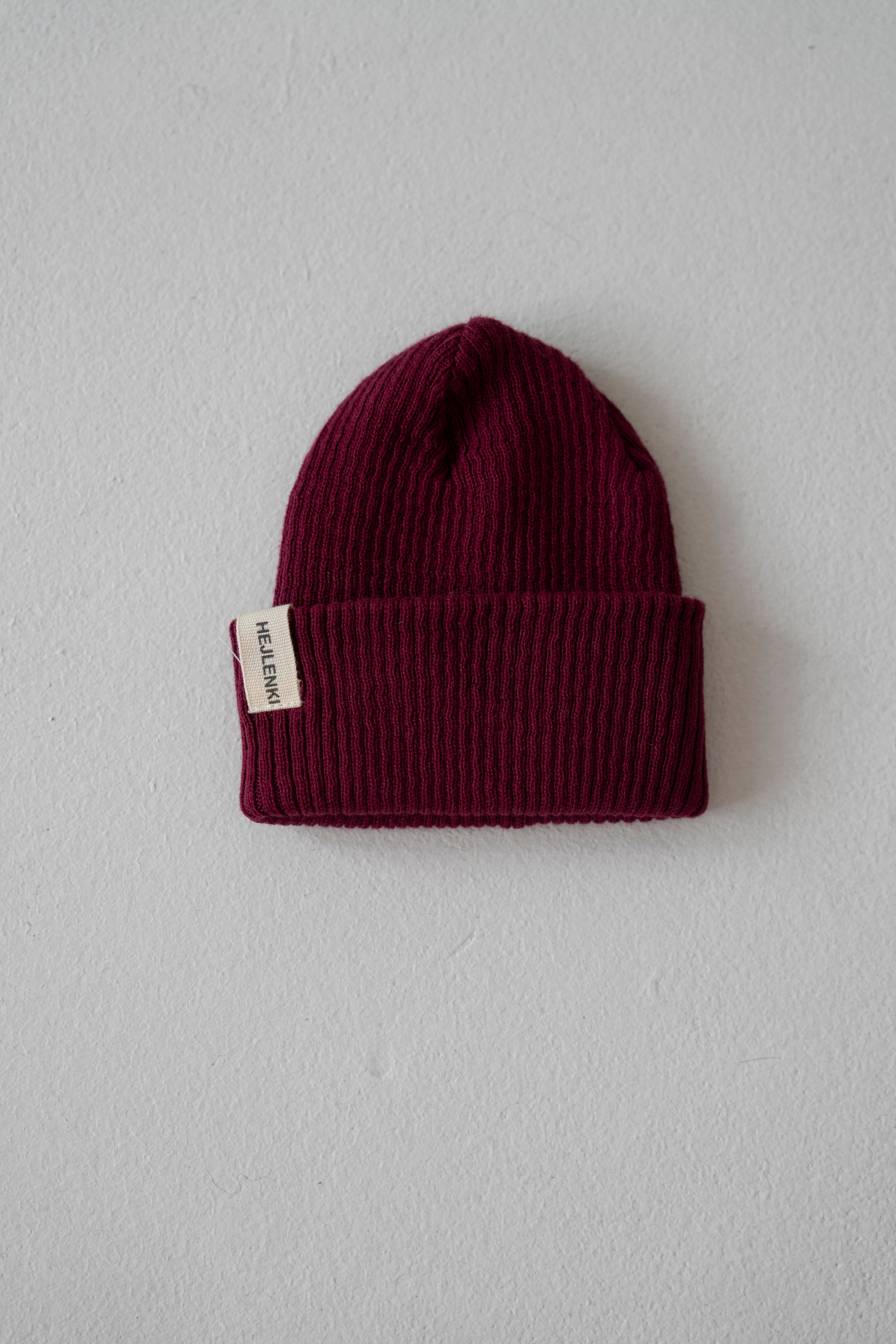 KNIT BEANIE RUBY
