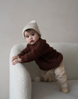 CHUNKY KNIT PULLI BAKED BROWNIE