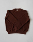 MOM CHUNKY KNIT PULLI BAKED BROWNIE