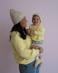 MOM CHUNKY KNIT PULLI BUTTER