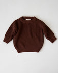 CHUNKY KNIT PULLI BAKED BROWNIE