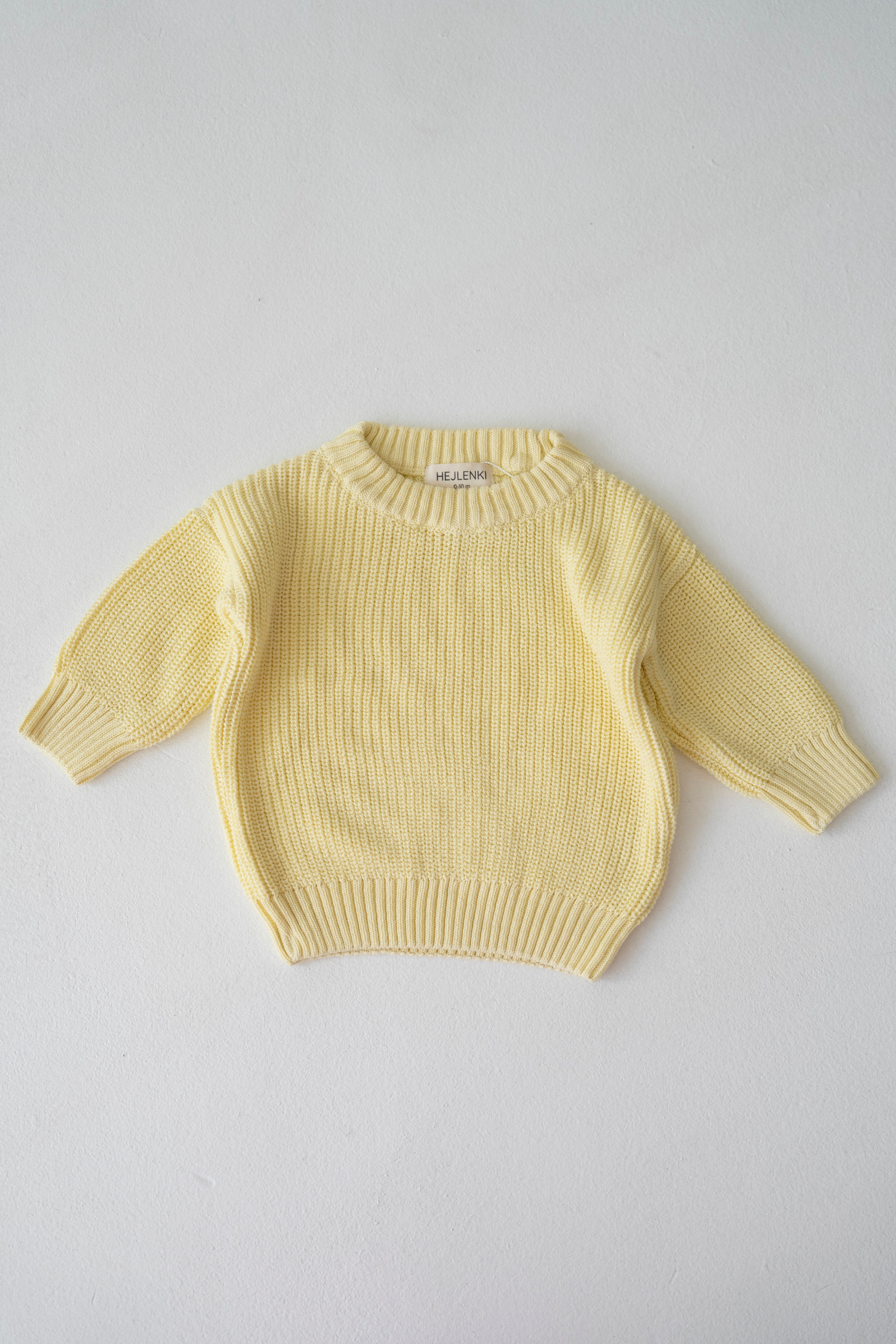 CHUNKY KNIT PULLI BUTTER