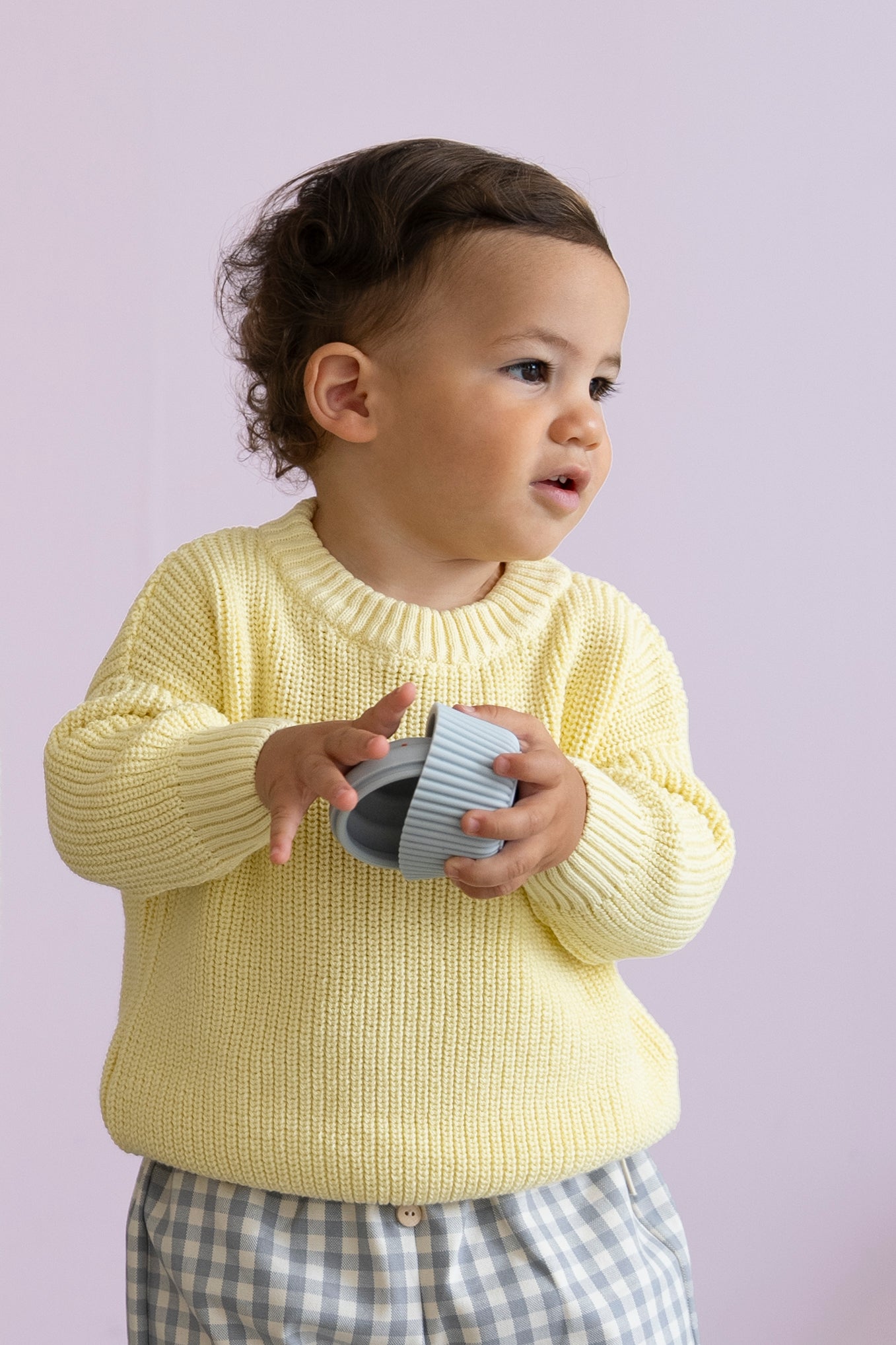 CHUNKY KNIT PULLI BUTTER