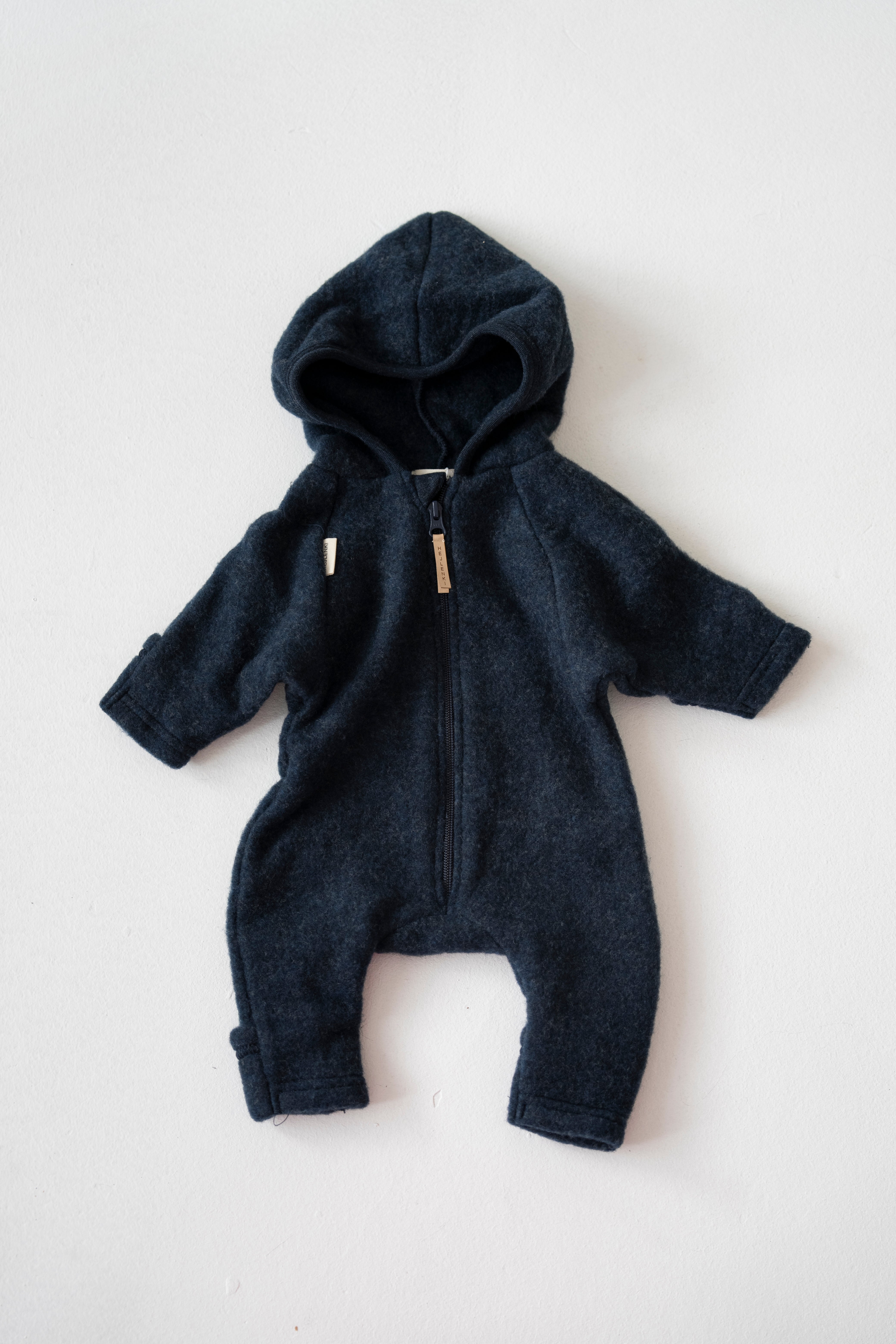 MERINO WOOL FLEECE OVERALL MIDNIGHT