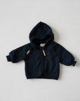 MERINO WOOL FLEECE JACKET MIDNIGHT