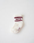 KIDS SOCKS CUTIE BURGUNDY (limited edition)