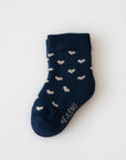 WARM FROTTEE SOCKS HEARTS