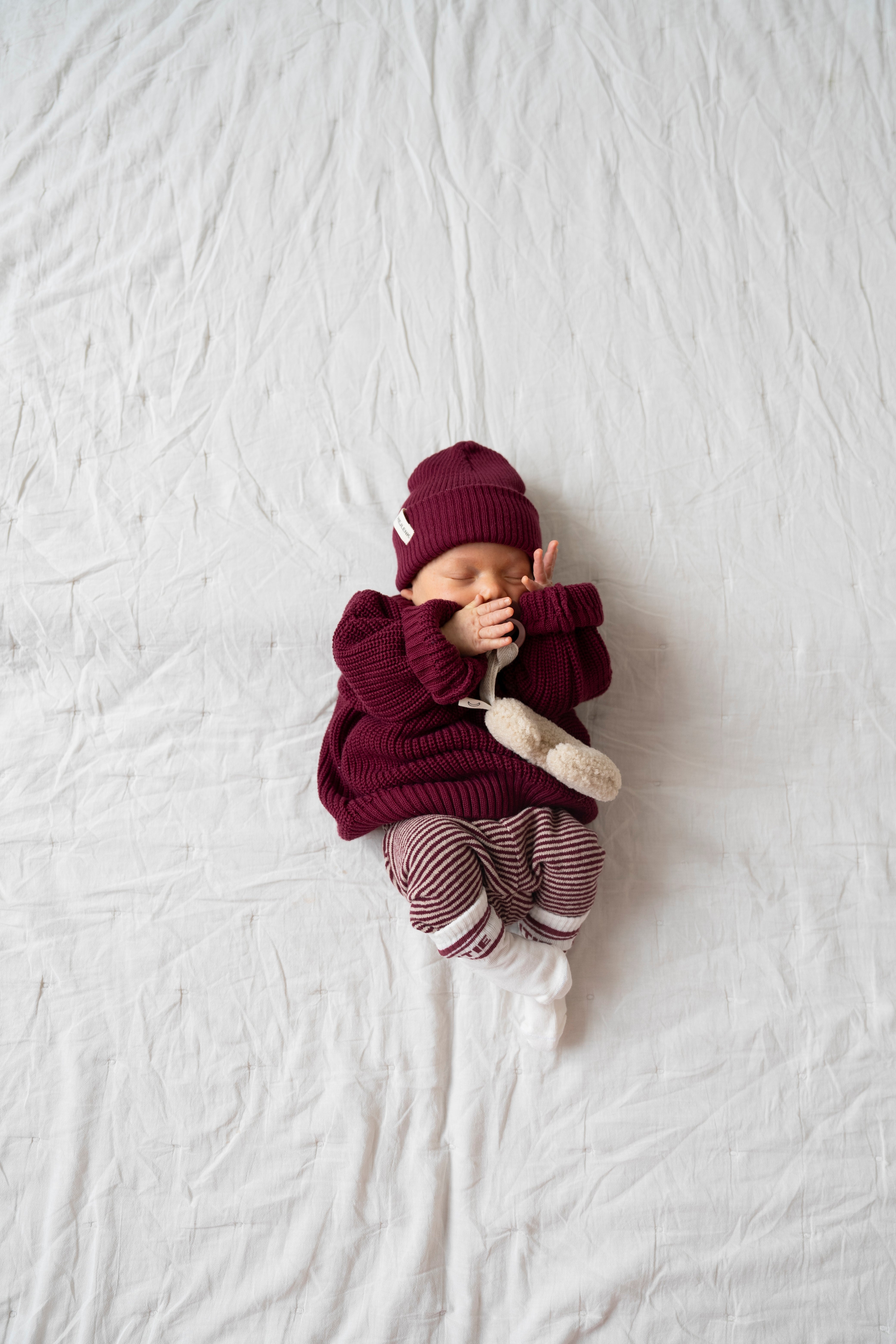 CHUNKY KNIT PULLI RUBY