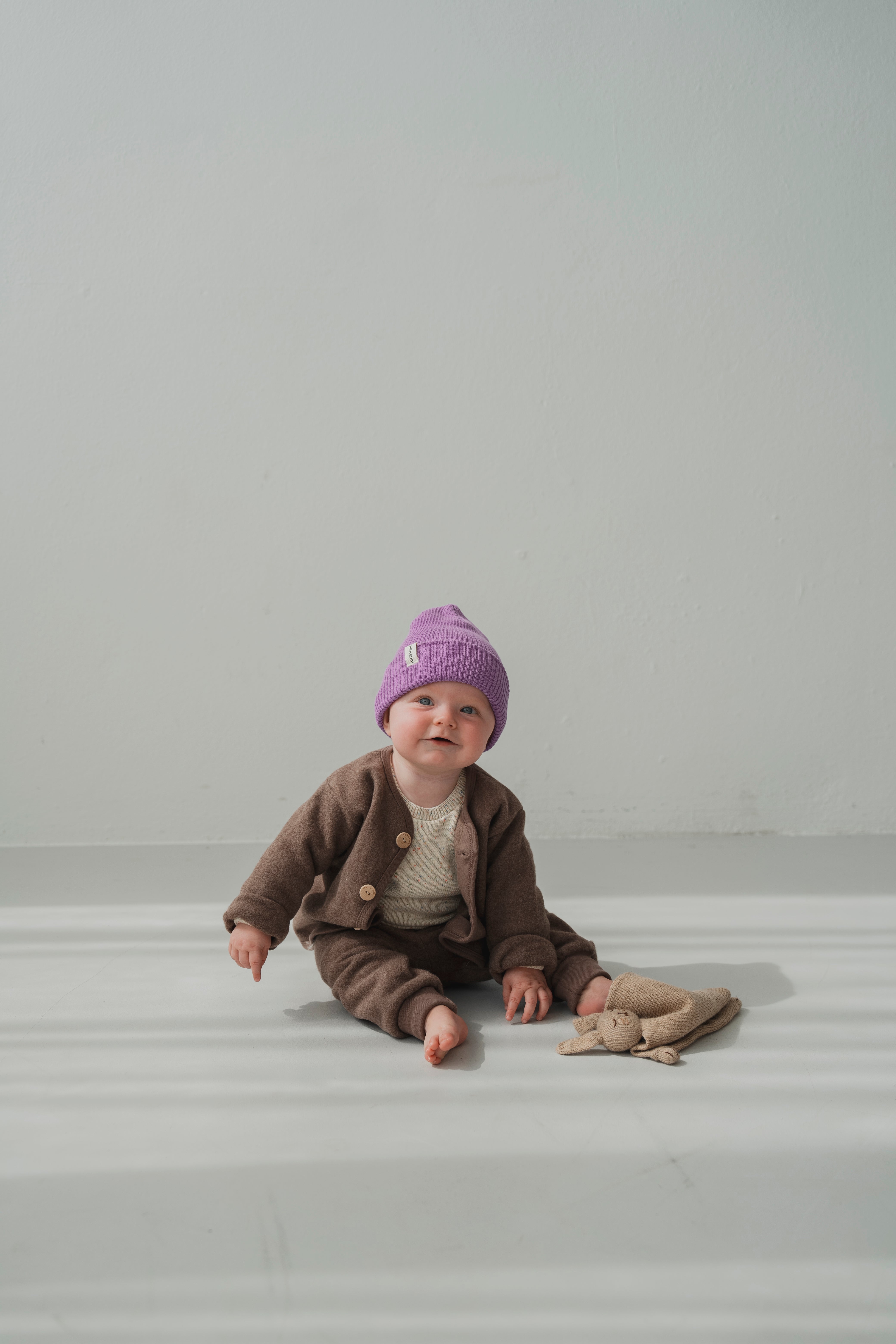 WARM FLEECE JACKET BROWN