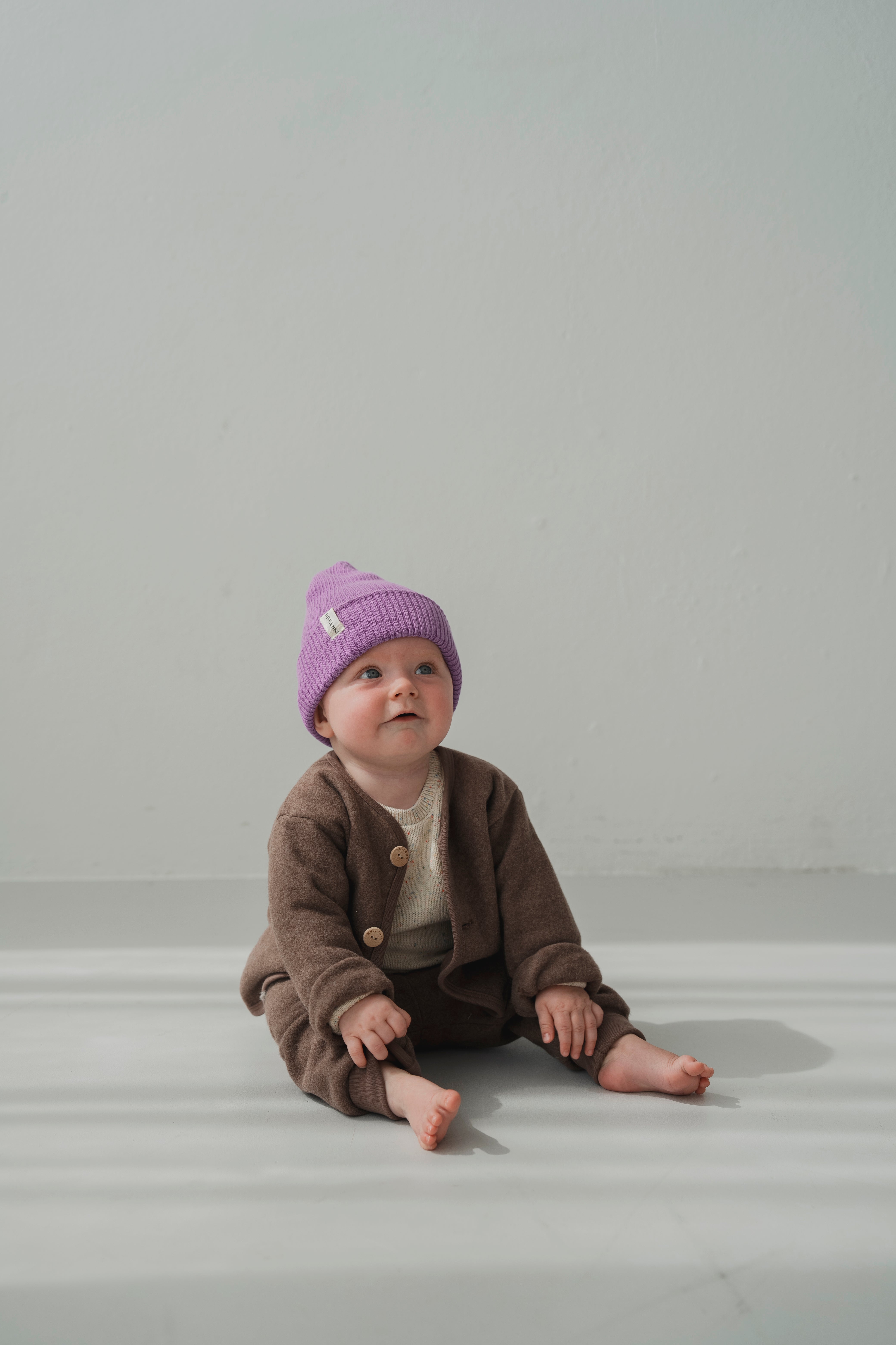 WARM FLEECE JACKET BROWN