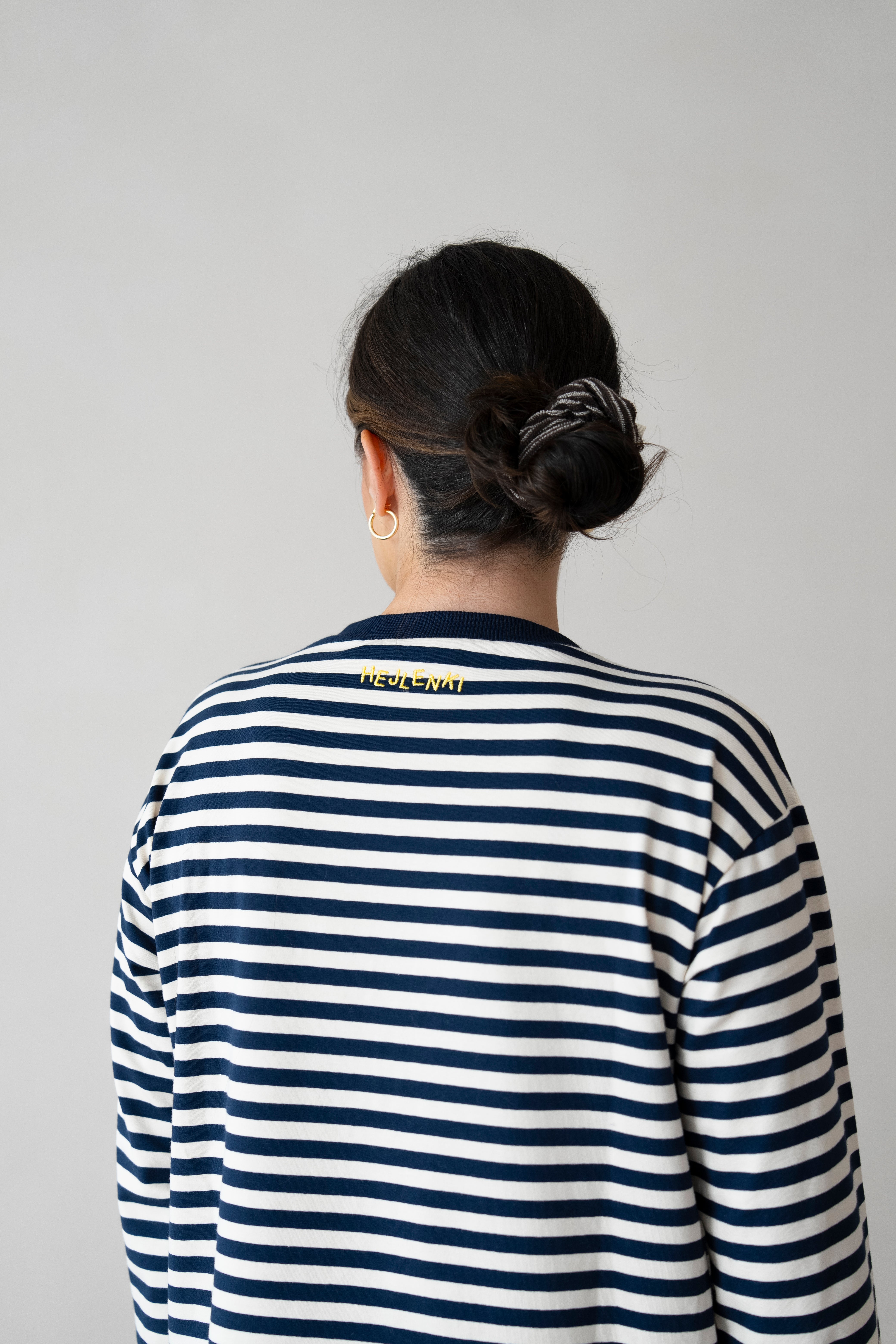 MOM LONGSLEEVE STRIPED MIDNIGHT