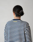 MOM LONGSLEEVE STRIPED MIDNIGHT